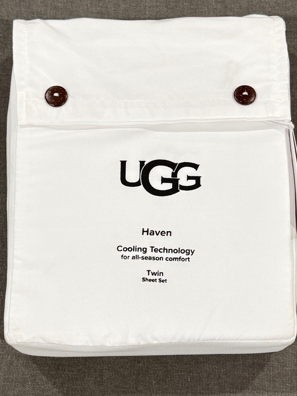 UGG Snow White Twin Sheet Set